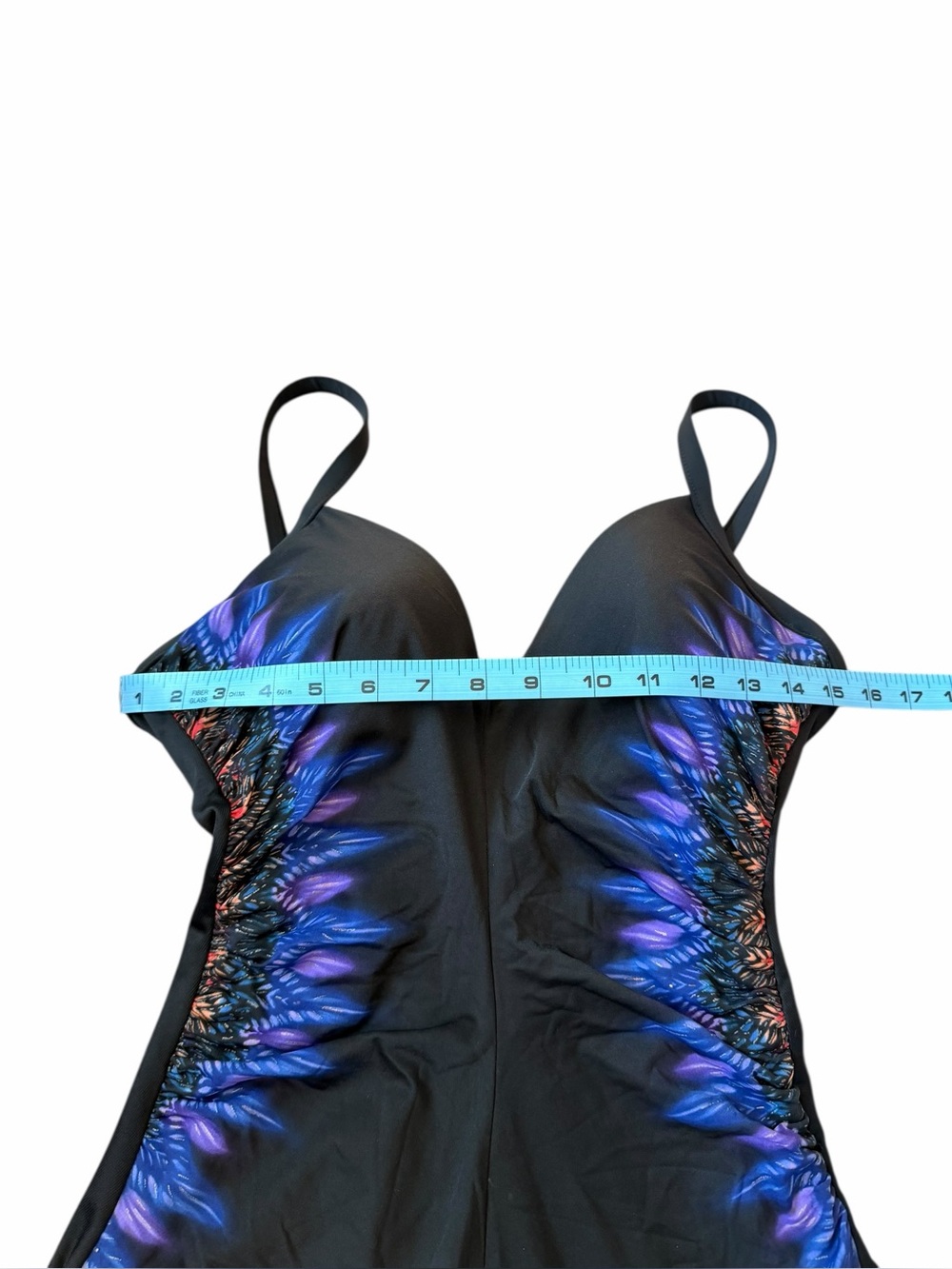 Miraclesuit Temptation Underwire Black One Piece Swimsuit Women’s Size US 8 - Picture 9 of 11